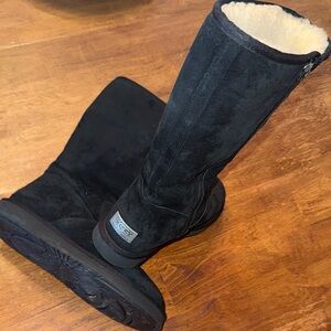 Tall UGGS with side zip, size 9